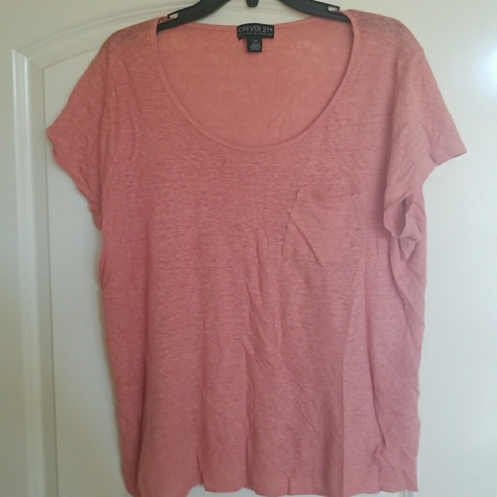 Forever 21 Peach Colored Tee Shirt